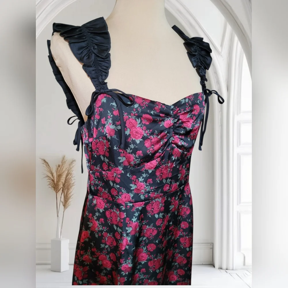 Francesca's Ruffled Midi Sundress - Picture 2 of 4